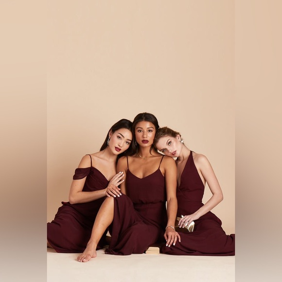 BIRDY GREY GWENNIE DRESS
CHIFFON COLOR CABERNET SIZE LARGE NWT - Picture 6 of 8